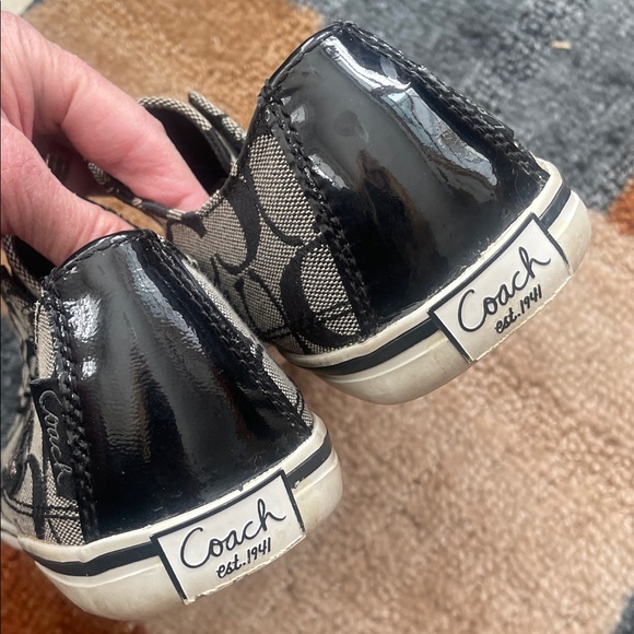 Coach Keeley Slip-On Sneakers, Black and Gray, Size 8B - Picture 10 of 16